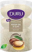 Мыло Duru Mineral Action Аргановое масло и глина 4 х 100 г