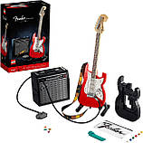 LEGO 21329 Ideas Гітара та підсилювач Fender® Stratocaster™ 1074 деталі, фото 2