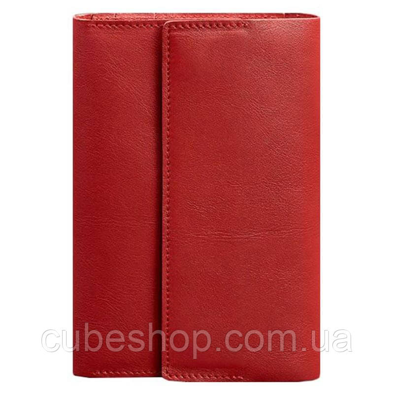 Шкіряний блокнот софт-бук 5.1 (червоний) A5, фото 1