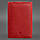Шкіряний блокнот софт-бук 5.1 (червоний) A5, фото 5