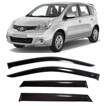 Дефлектори вікон вітровики Nissan Note (E11) 2004-2013 (скотч) ANV, фото 1