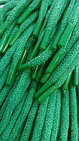 Шнурок для толстовок и худи 7 мм (1,0м) цвет зеленый