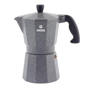 Гейзерна кавоварка Vinzer Moka Nero 165 мл 89397
