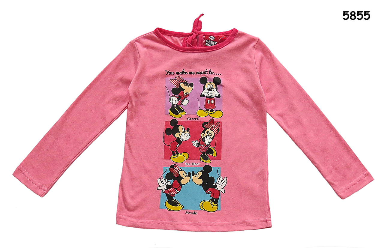 Кофта Minnie&Mickey Mouse для дівчинки. 2, 4, 6, 8 років