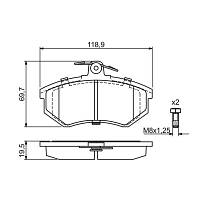 Гальмівні колодки Bosch 0 986 466 700