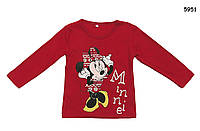 Кофта Minnie Mouse для девочки. 80, 90 см 80 см