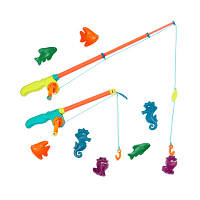 Игрушка для ванной Battat Магнитная рыбалка, изменяющая цвет (BX2056Z) - Топ Продаж!