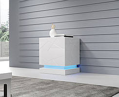 Біла приліжкова тумба NOVA — комплект із 2 шт (CAMA)