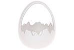 Пасхальна Цукерниця-кашпо 17 см, колір - білий Bonadi 733-425