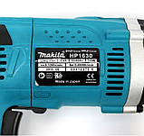 Дриль Makita ударний HP1630 710 Вт 0-3200 об./хв + НАБІР свердла, біти, каміння, ДРЕЛЬ МАКИТА, потужний, фото 5