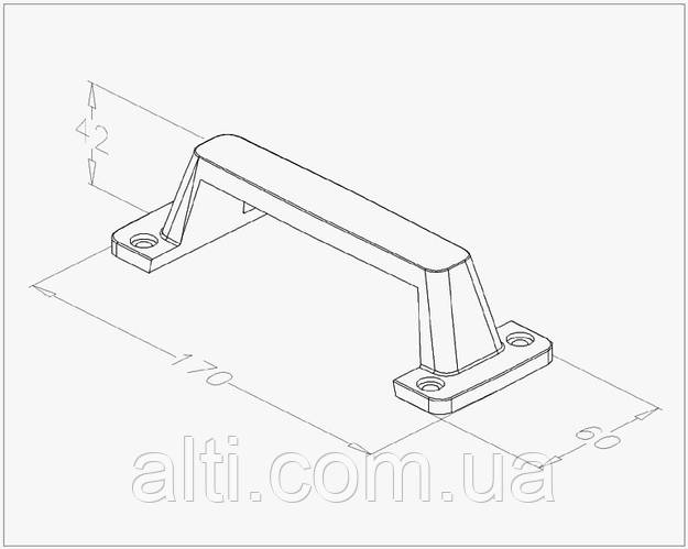 Ручка для ворот Flexiforce 634 (ID#1769682060), цена: 139 ₴, купить на ...