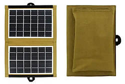 Сонячна панель трансформер CcLamp CL-670 7 Вт заряджання від сонця Solar Panel, Сонячні панелі