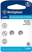 Батарейка Щелочная Westinghouse Alkaline таблетка LR60 1.5 V 2шт/уп blister