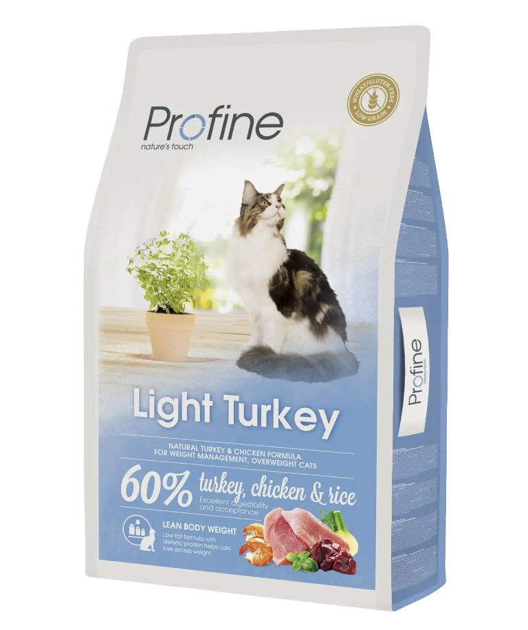 Сухий корм Profine Cat Light 10 кг для кішок із зайвою вагою (індичка і курка)