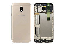 Задняя часть корпуса Samsung Galaxy J3 J330 (Gold)