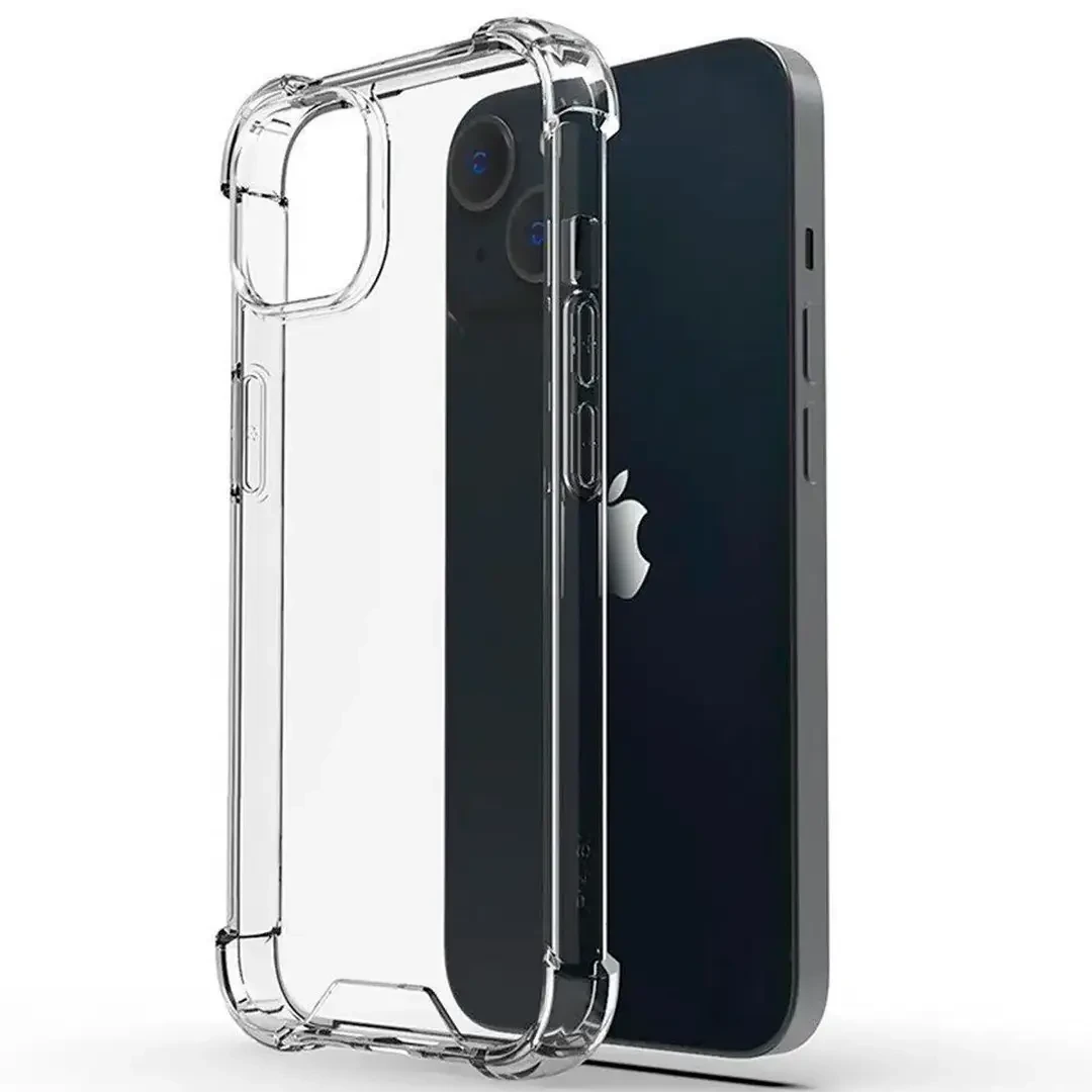 Захисний силіконовий чохол Shock iPhone 14 Прозорий