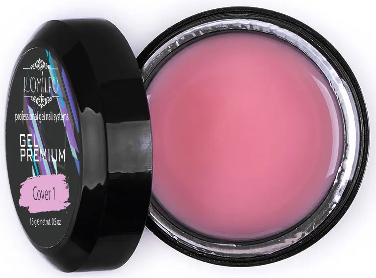 Гель для нарощування Комільфо Komilfo Gel Premium Cover 1 15гEStyle