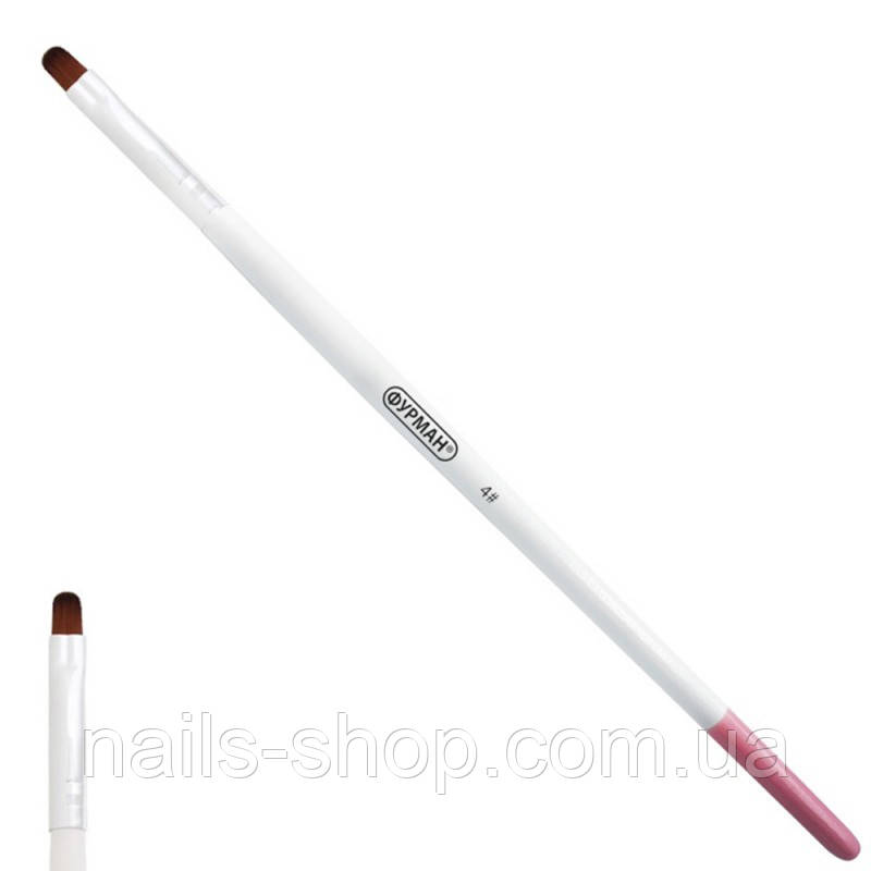 Пензель для гелю No4 овал, фото 1