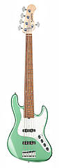 Бас-гітара SADOWSKY MetroLine 21-Fret Vintage J/J Bass, Alder, 5-String (Solid Sage Green Metallic Satin)
