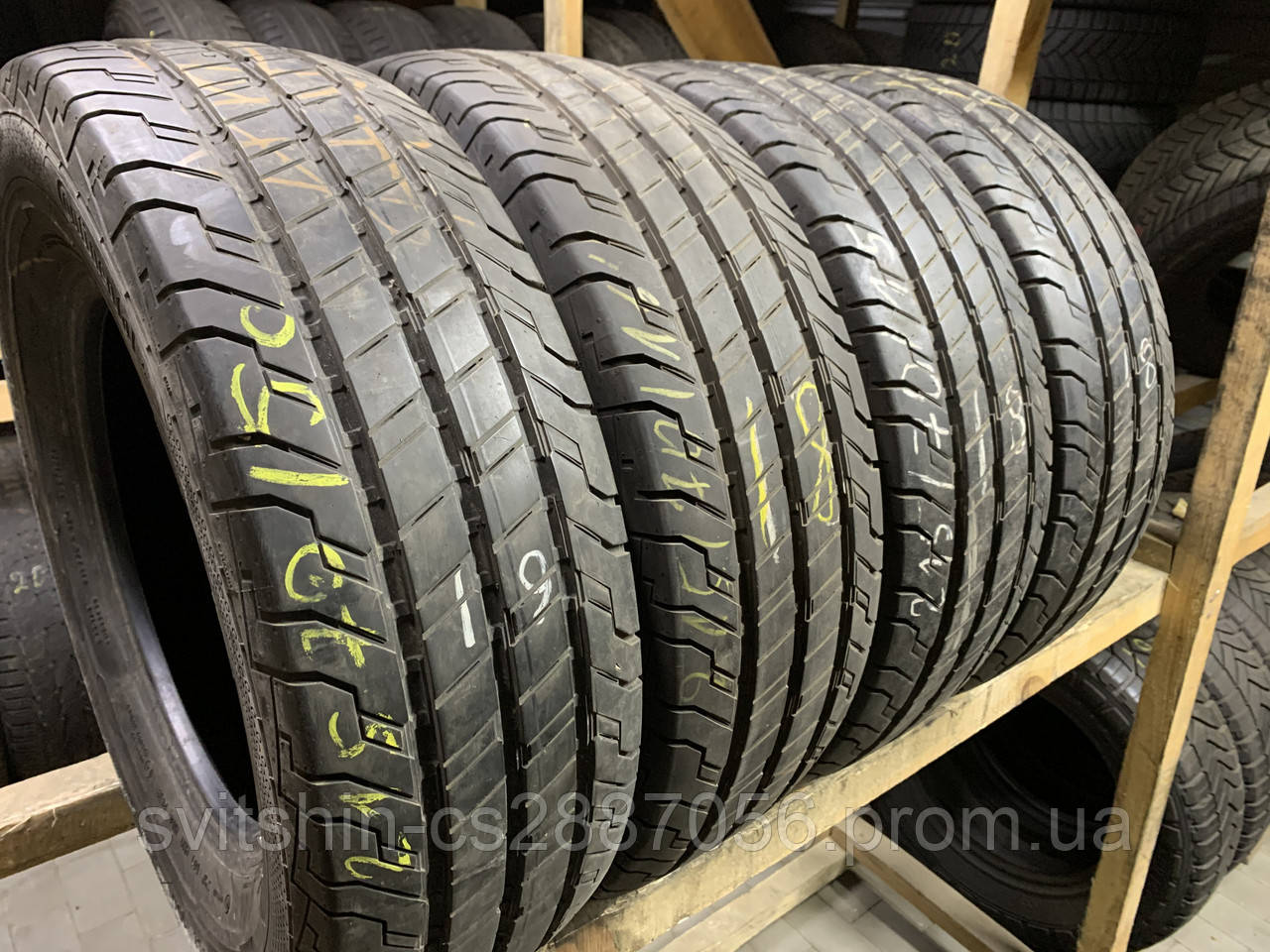 Літні шини 215/70R15C Continental ContiVanContact 100 8,5мм 18/19рік