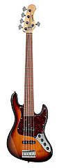 Бас-гитара SADOWSKY MetroLine 21-Fret Vintage J/J Bass, Alder, 5-String ('59 Burst Transparent High Polish)
