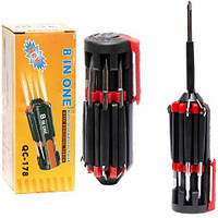 Від 2 шт. Викрутка 8 в 1  729-21  купити дешево оптом в інтернет-магазині