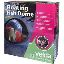 Плаваючий купол для риб Velda Floating Fish Dome (М), годівниця для коропів коі, ставкової риби, фото 3