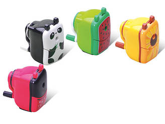 Підстругачка "Joyko" Панда, жучок, квітка, кавун A-71 механічна (+кріплення до столу)