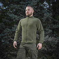 Зимова флісова кофта хакі M-Tac Nord Fleece Polartec Army тепла військова флісова кофта армійська фліска