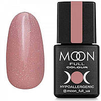 Гель-лак для ногтей Moon Full Opal color №505 нежно-розовый с мелким шиммером 8 мл