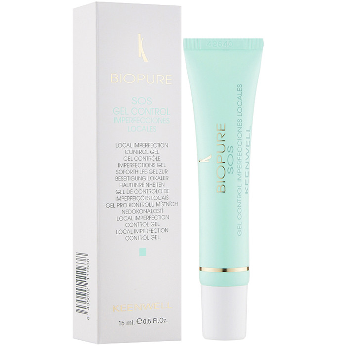 Коригувальний гель для локального застосування Keenwell Biopure SOS Local Imperfection Control Gel 15 мл, фото 1