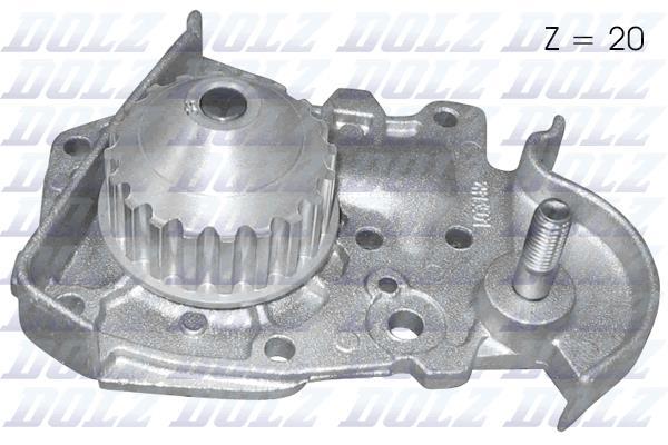 Насос охолодження DOLZ R135 DACIA/RENAULT LOGAN 1.4/1.6,RENAULT CLIO,MEGAN 1.6 >, фото 1