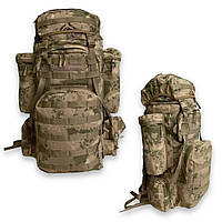 Большой военный рюкзак на 100 литров, армейский портфель камуфляж с системой молле и карманами