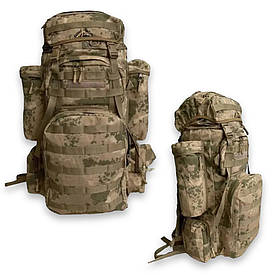 Військовий рюкзак на 100 літрів, армійський портфель камуфляж із системою молле та кишенями