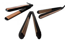 Плойка прасок для волосся Gemei GM-2955 з турмаліновим покриттям, Прилад для укладання волосся, Щипці