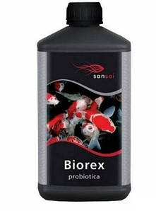 Пробіотики Sansai Biorex Probiotics 1 л для коропів коі, для ставкової риби, для риби в ставку для УЗВ