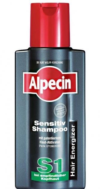 Шампунь Alpecin Sensitiv Coffein Shampoo S1 проти випадіння волосся для чутливої шкіри голови (250 мл) 02466