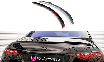 Спойлер Mercedes W223 сабля тюнінг елерон
