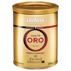 Кава мелена Lavazza Qualita Oro 250 з/б Оригінал Італія Лавацца Оро золота