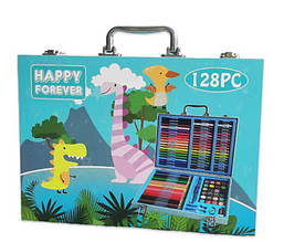 Дитячий набір для малювання C 56365, 128 елементів, у валізі