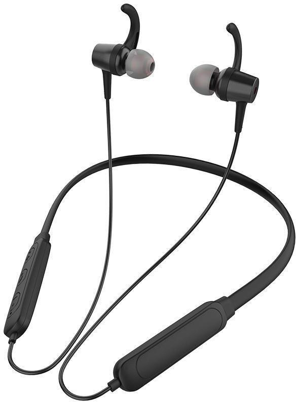 Бездротові навушники вакуумні з мікрофоном Bluetooth навушники для спорту Celebrat A15 Чорний