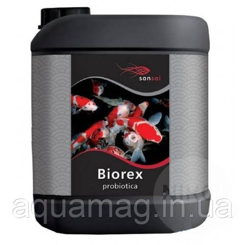 Пробіотики Sansai Biorex Probiotics 5 л для коропів коі, для ставкової риби, для риби в ставку для УЗВ