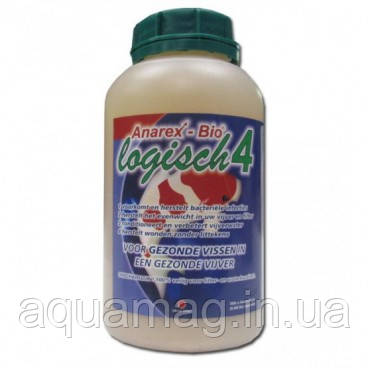 Пробіотики Anarex-Bio Logic4 1 л для коропів коі, для ставкової риби, для риби в ставку для УЗВ, фото 1