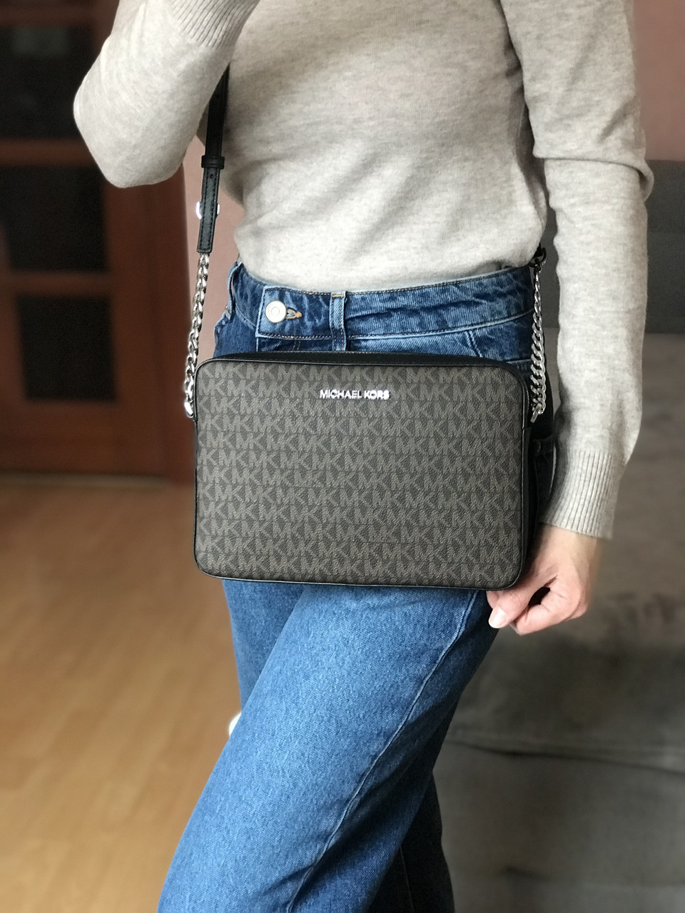 Michael Kors Jet Set Large Logo Crossbody Bag BIGL.UA 1769808305