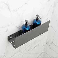 Полка SHOP-PAN для ванной, душа металлическая из стали с бортом