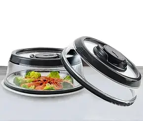 Вакуумна кришка 24 см Vacuum Food Sealer Чорна, Вакуумна кришка для харчових продуктів, фото 3