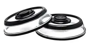 Вакуумна кришка 24 см Vacuum Food Sealer Чорна, Вакуумна кришка для харчових продуктів, фото 2