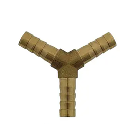 Трійник латунний 8 мм Y-подібний