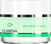 Матирующий крем с салициловой кислотой Max Matt Cream Clarena,50мл