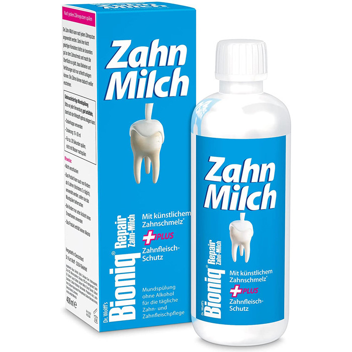 Ополіскувач-молочко для рота Dr. Wolff's Biorepair Zahn Milch 400 мл, фото 1